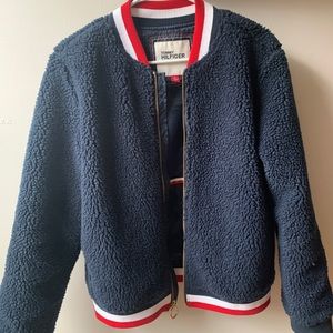 Tommy Hilfiger fluffy bomber jacket